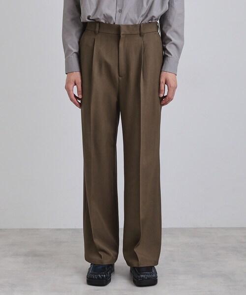 tk.TAKEO KIKUCHI（ティーケータケオキクチ）の「ワイドストレートパンツ（その他パンツ・メンズ・ブラック/ダークグレー/ダークブラウン・01/02/03）」の17枚目の写真