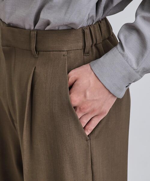 tk.TAKEO KIKUCHI（ティーケータケオキクチ）の「ワイドストレートパンツ（その他パンツ・メンズ・ブラック/ダークグレー/ダークブラウン・01/02/03）」の22枚目の写真