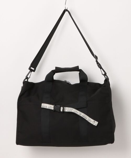 PEANUTS（ピーナッツ）の「PEANUTS/ピーナッツ　VINTAGE TRAVEL スヌーピー　ボストンバッグ（ボストンバッグ・レディース・ブラック/ライトグレー・ONE SIZE）」の3枚目の写真