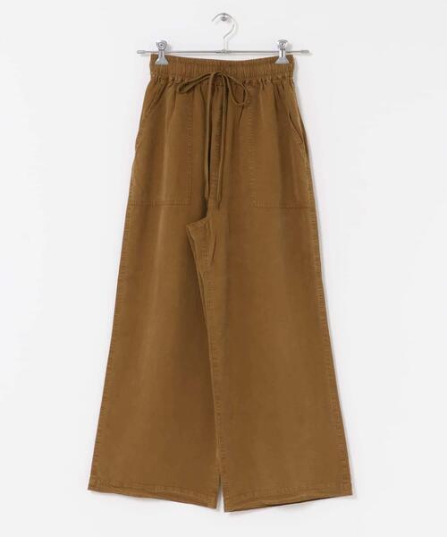 ITEMS URBANRESEARCH（アイテムズ アーバンリサーチ）の「テンセルイージーパンツ（その他パンツ・レディース・グレー系その他/チャコールグレー/ブラウン・FREE）」の9枚目の写真