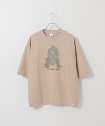 B.C STOCK（ベーセーストック）の「ドッグ＆キャット アソートハーフスリーブTシャツ（Tシャツ/カットソー）」