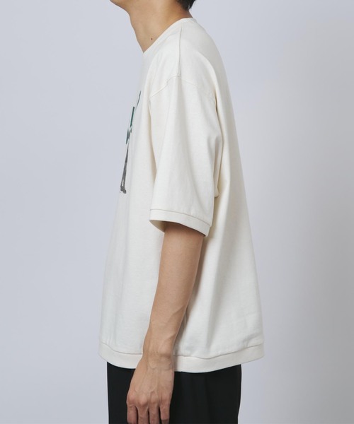 B.C STOCK（ベーセーストック）の「ドッグ＆キャット アソートハーフスリーブTシャツ（Tシャツ/カットソー・メンズ・カーキ/アイボリー/レッド/ホワイト系その他/ホワイト・FREE）」の8枚目の写真