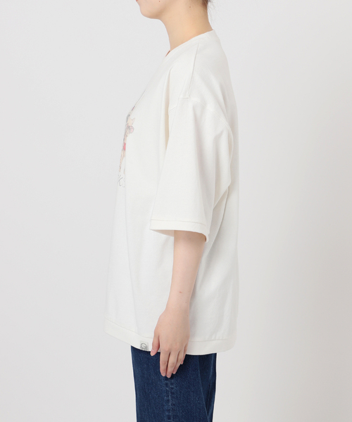 B.C STOCK（ベーセーストック）の「ドッグ＆キャット アソートハーフスリーブTシャツ（Tシャツ/カットソー・メンズ・カーキ/アイボリー/レッド/ホワイト系その他/ホワイト・FREE）」の17枚目の写真