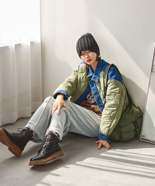 niko and...（ニコアンド）の「オリジナルバックルライトショルダーバッグ（ショルダーバッグ・レディース・ブラック/カーキ・0）」の21枚目の写真