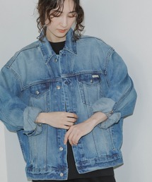 Calvin Klein(JoENC)Calvin Klein/JoNC 90S INDIGO CITRINE TRUCKER fjWPbg(fjWPbg)