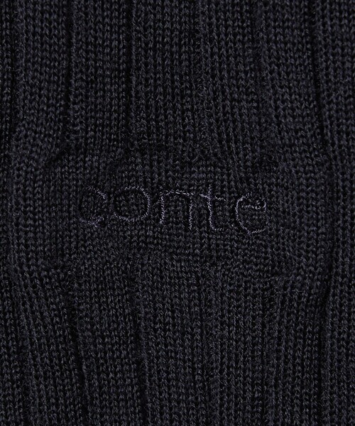 conte(コンテ)の「<conte>シアー リブ クルーネックニット(ニット/セーター・レディース・ベージュ/ネイビー/ライム/グレー系・FREE)」の11枚目の写真