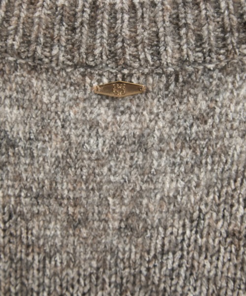 SALON adam et rope'(サロン アダム エ ロペ)の「コットンウールメランジVネックニットプルオーバー(ニット/セーター・レディース・オフホワイト/ブラウン系その他2・FREE)」の21枚目の写真