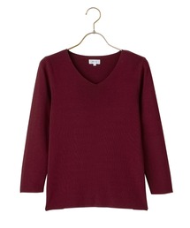 AOYAMA（アオヤマ）の「【静電気抑制】Vネックフルニードルニット（ニット/セーター）」