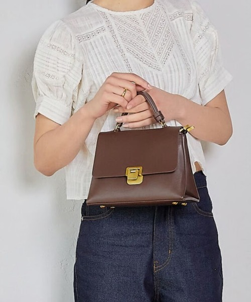 KALENO（カレノ）の「soft leather vintage bag（ハンドバッグ・レディース・ブラウン・FREE）」の2枚目の写真
