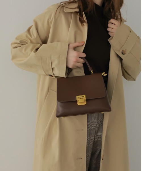 KALENO（カレノ）の「soft leather vintage bag（ハンドバッグ・レディース・ブラウン・FREE）」の6枚目の写真