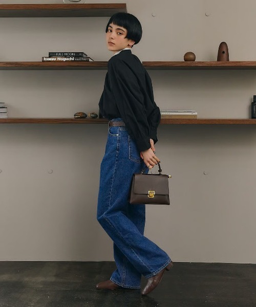 KALENO（カレノ）の「soft leather vintage bag（ハンドバッグ・レディース・ブラウン・FREE）」の8枚目の写真