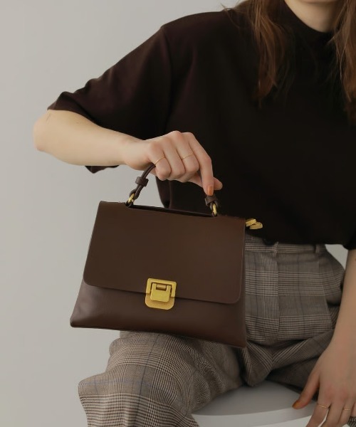 KALENO（カレノ）の「soft leather vintage bag（ハンドバッグ・レディース・ブラウン・FREE）」の9枚目の写真