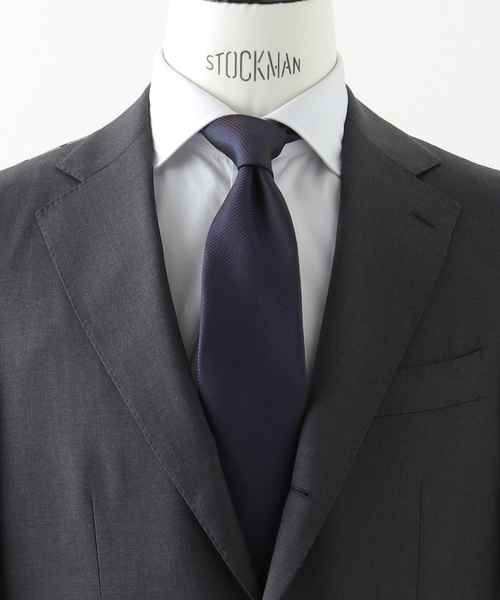 EDIFICE（エディフィス）の「AX ダブルツイルタイ（ネクタイ・メンズ・ネイビー/ベージュ/ブラウン・FREE）」の3枚目の写真