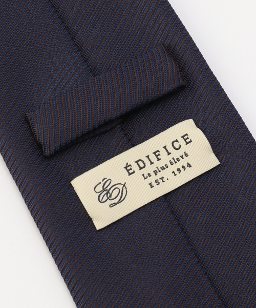 EDIFICE（エディフィス）の「AX ダブルツイルタイ（ネクタイ・メンズ・ネイビー/ベージュ/ブラウン・FREE）」の6枚目の写真
