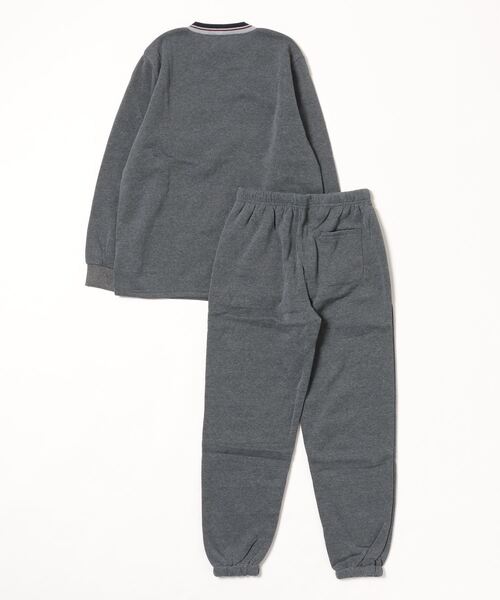 FUNALIVE（ファンアライブ）の「シャギー裏起毛パジャマ スウェット上下セットアップ レディース（ルームウェア/パジャマ・レディース・杢グレー/ネイビー/チャコール・M/L）」の4枚目の写真