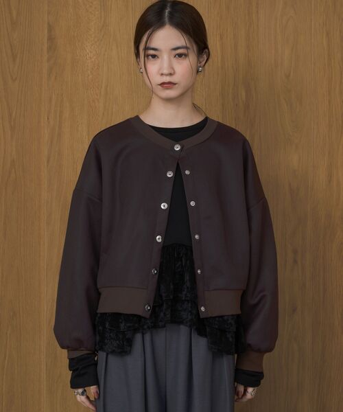 セール】シアーダンボールカーデ（カーディガン/ボレロ）｜kivi