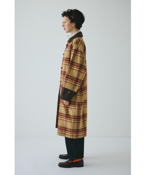 HeRIN.CYE（ヘリンドットサイ）の「Bi color long coat　　バイカラーロングコート（その他アウター・レディース・グレー系その他/ベージュ系その他/グリーン系その他・FREE）」の18枚目の写真