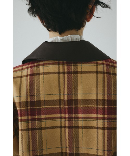 セール】Bi color long coat バイカラーロングコート（その他アウター