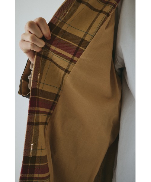 HeRIN.CYE（ヘリンドットサイ）の「Bi color long coat　　バイカラーロングコート（その他アウター・レディース・グレー系その他/ベージュ系その他/グリーン系その他・FREE）」の15枚目の写真