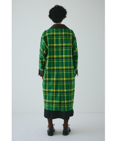 HeRIN.CYE（ヘリンドットサイ）の「Bi color long coat　　バイカラーロングコート（その他アウター・レディース・グレー系その他/ベージュ系その他/グリーン系その他・FREE）」の7枚目の写真