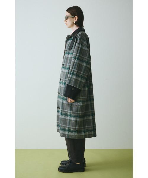 セール】Bi color long coat バイカラーロングコート（その他アウター