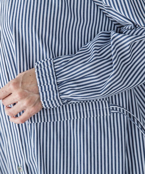 la.f…（ラエフ）の「【WEB限定】“体型カバーも叶う”3WAYチュニックブラウス≪洗濯機で洗える≫（シャツ/ブラウス・レディース・オフホワイト/キャメル/ダークネイビー・9号）」の18枚目の写真