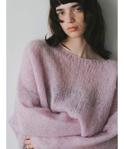 HER.完売　モヘアメッシュプルオーバー モヘアメッシュプルオーバー | Knit | HER. Online Store