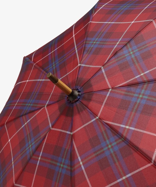 Afternoon Tea(アフタヌーンティー)の「タータンチェック柄長傘 雨傘/Afternoon Tea Original Tartans(長傘・レディース・レッド・ONE SIZE)」の4枚目の写真