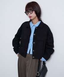 Chillfar | スエードオーバーシャツ(ブルゾン)