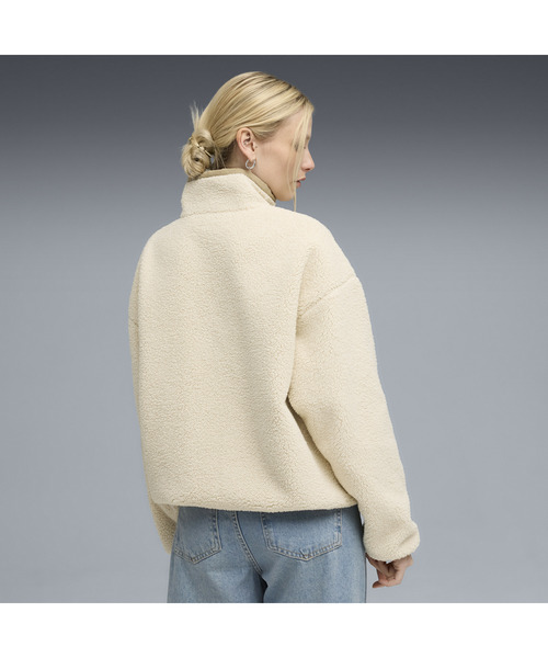 PUMA（プーマ）の「PUMA プーマ ウィメンズ リバーシブル ハイブリッド シェルパ ジャケット（ナイロンジャケット・レディース・ブラック/オフホワイト/パープル系その他7・LARGE/X-LARGE/MEDIUM/SMALL）」の13枚目の写真