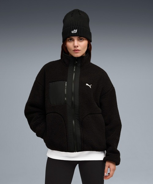PUMA プーマ ウィメンズ リバーシブル ハイブリッド シェルパ