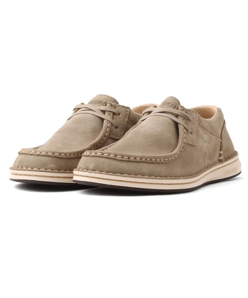 BIRKENSTOCK(ビルケンシュトック)の「BIRKENSTOCK PASADENA LEVE TAUPE / ビルケンシュトック パサデナ レーヴェ トープ(モカシン/デッキシューズ・メンズ・ベージュ・26.0cm/26.5cm/27.0cm/28.0cm/28.5cm)」の2枚目の写真