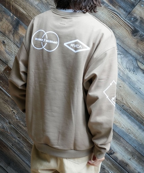 セール】RVCA メンズ STACKHOUSE CR トレーナー 【2025年秋冬モデル