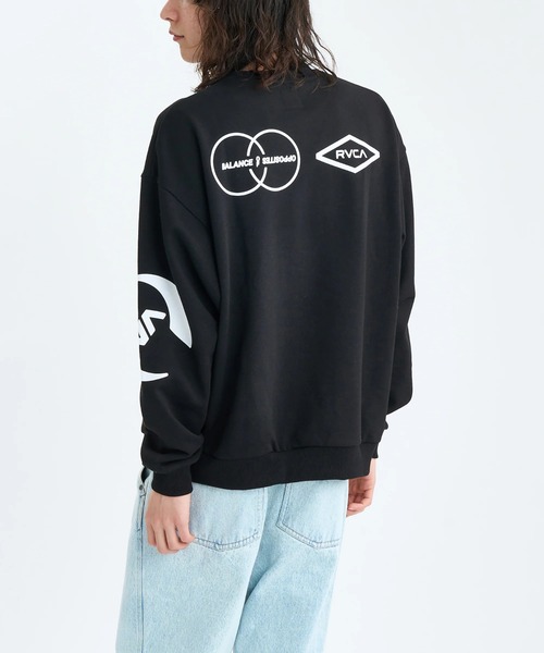 RVCA(ルーカ)の「RVCA メンズ STACKHOUSE CR トレーナー 【2025年秋冬モデル】 @autumn/ルーカクルーネックスウェット(スウェット・メンズ・オフホワイト/ブラック/ブラウン系その他/ホワイト系その他・SMALL/MEDIUM/LARGE/X-LARGE)」の13枚目の写真