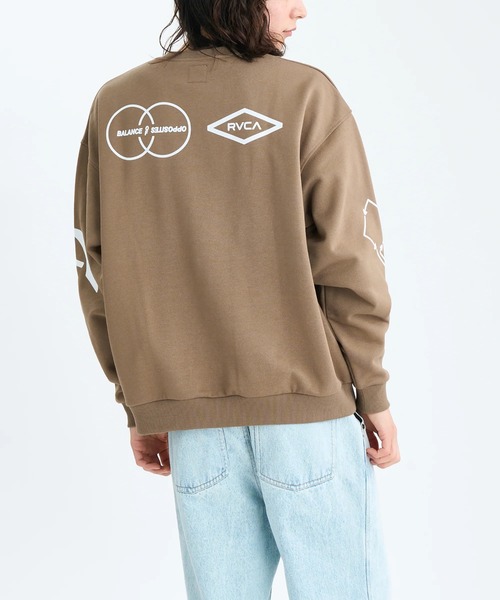 RVCA(ルーカ)の「RVCA メンズ STACKHOUSE CR トレーナー 【2025年秋冬モデル】 @autumn/ルーカクルーネックスウェット(スウェット・メンズ・オフホワイト/ブラック/ブラウン系その他/ホワイト系その他・SMALL/MEDIUM/LARGE/X-LARGE)」の20枚目の写真