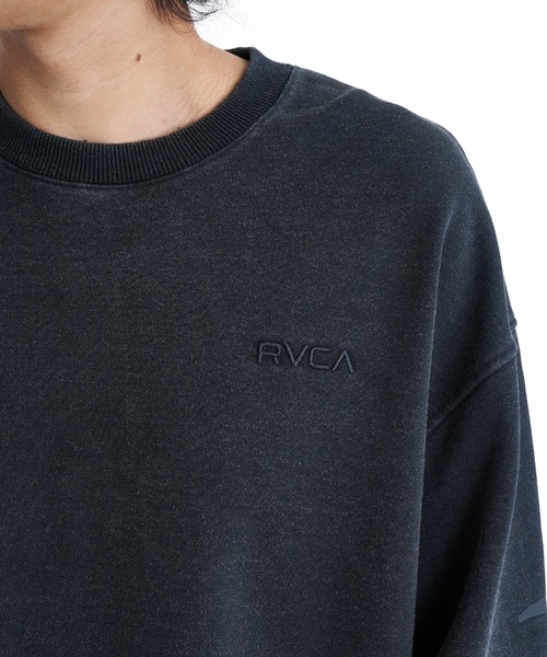 RVCA(ルーカ)の「RVCA メンズ STACKHOUSE CR トレーナー 【2025年秋冬モデル】 @autumn/ルーカクルーネックスウェット(スウェット・メンズ・オフホワイト/ブラック/ブラウン系その他/ホワイト系その他・SMALL/MEDIUM/LARGE/X-LARGE)」の7枚目の写真
