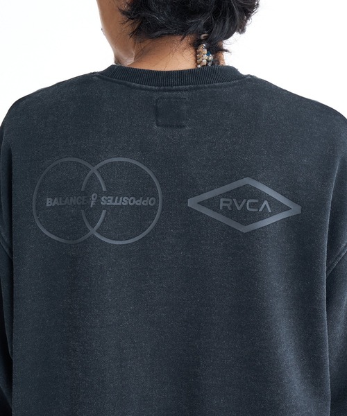 RVCA(ルーカ)の「RVCA メンズ STACKHOUSE CR トレーナー 【2025年秋冬モデル】 @autumn/ルーカクルーネックスウェット(スウェット・メンズ・オフホワイト/ブラック/ブラウン系その他/ホワイト系その他・SMALL/MEDIUM/LARGE/X-LARGE)」の10枚目の写真