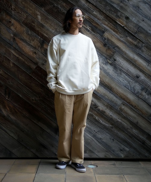 RVCA(ルーカ)の「RVCA メンズ STACKHOUSE CR トレーナー 【2025年秋冬モデル】 @autumn/ルーカクルーネックスウェット(スウェット・メンズ・オフホワイト/ブラック/ブラウン系その他/ホワイト系その他・SMALL/MEDIUM/LARGE/X-LARGE)」の21枚目の写真