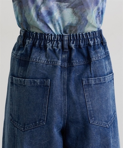 nissen(ニッセン)の「カーブバギーデニムパンツ(デニムパンツ・レディース・ブラック/ブルー・M/L/LL)」の14枚目の写真