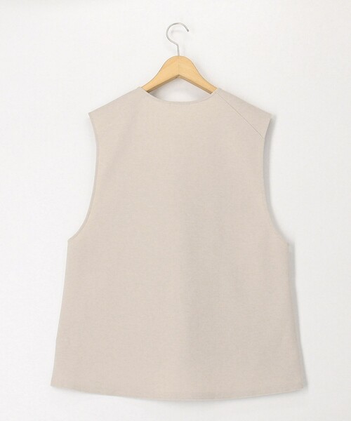NOLLEY’S（ノーリーズ）の「ウォッシャブルストレッチジャージベスト（ベスト・レディース・ベージュ/ブラック・FREE）」の11枚目の写真
