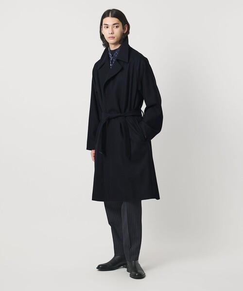 Mackintosh(マッキントッシュ)の「【別注】<MACKINTOSH> LAGGAN/ベルテッドコート(トレンチコート・メンズ・ネイビー・38/36/40)」の3枚目の写真