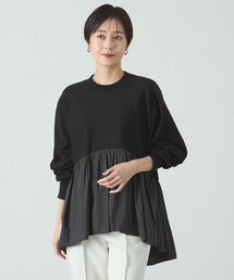 CAST: | 【イージケア】布帛コンビニット(ニット/セーター)