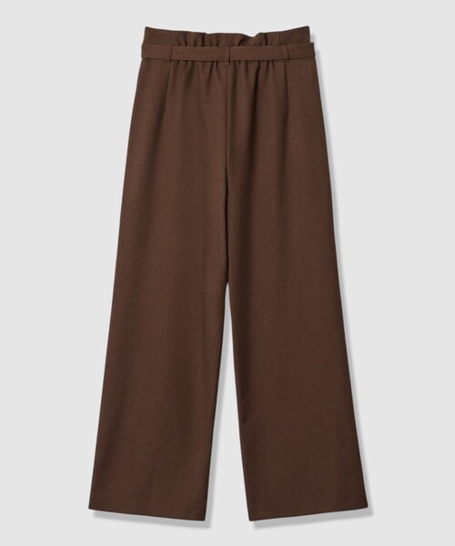 allureville(アルアバイル)の「ウールライクフランネルヨークレスパンツ(その他パンツ・レディース・ブラウン/グレー系その他/オフホワイト・1/2)」の20枚目の写真