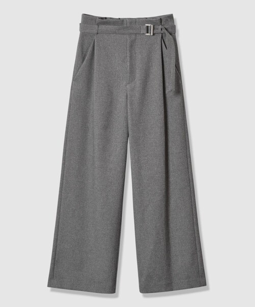 allureville(アルアバイル)の「ウールライクフランネルヨークレスパンツ(その他パンツ・レディース・ブラウン/グレー系その他/オフホワイト・1/2)」の11枚目の写真