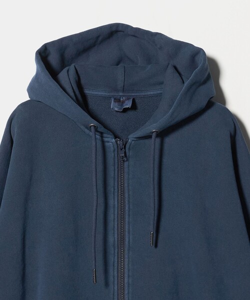 A DAY IN THE LIFE UNITED ARROWS（アデイインザライフユナイテッドアローズ）の「フェード 裏毛 フルジップパーカー＜A DAY IN THE LIFE＞（パーカー・メンズ・ダークグレー/ロイヤルブルー・M/L）」の4枚目の写真