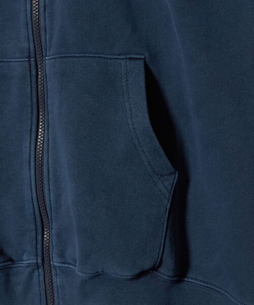 A DAY IN THE LIFE UNITED ARROWS（アデイインザライフユナイテッドアローズ）の「フェード 裏毛 フルジップパーカー＜A DAY IN THE LIFE＞（パーカー・メンズ・ダークグレー/ロイヤルブルー・M/L）」の6枚目の写真