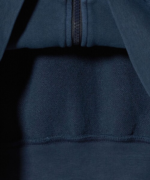 A DAY IN THE LIFE UNITED ARROWS（アデイインザライフユナイテッドアローズ）の「フェード 裏毛 フルジップパーカー＜A DAY IN THE LIFE＞（パーカー・メンズ・ダークグレー/ロイヤルブルー・M/L）」の7枚目の写真