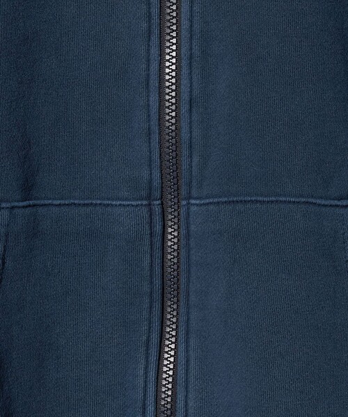 A DAY IN THE LIFE UNITED ARROWS（アデイインザライフユナイテッドアローズ）の「フェード 裏毛 フルジップパーカー＜A DAY IN THE LIFE＞（パーカー・メンズ・ダークグレー/ロイヤルブルー・M/L）」の8枚目の写真