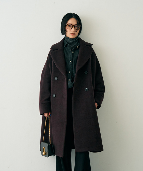 TICCA（ティッカ）の「【2025AW新作】【TICCA/ティッカ】テントコート（その他アウター・レディース・ネイビー/ブラウン/ベージュ・フリー）」の4枚目の写真