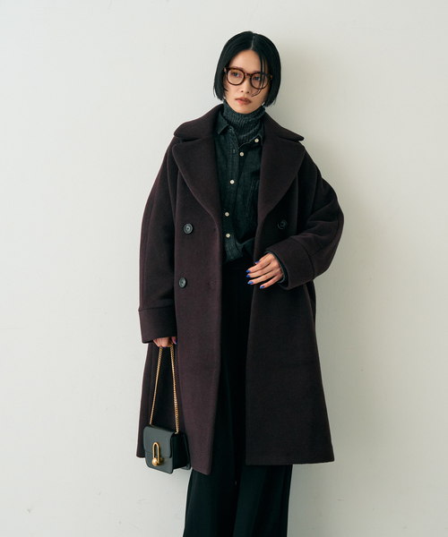 TICCA（ティッカ）の「【2025AW新作】【TICCA/ティッカ】テントコート（その他アウター・レディース・ネイビー/ブラウン/ベージュ・フリー）」の5枚目の写真